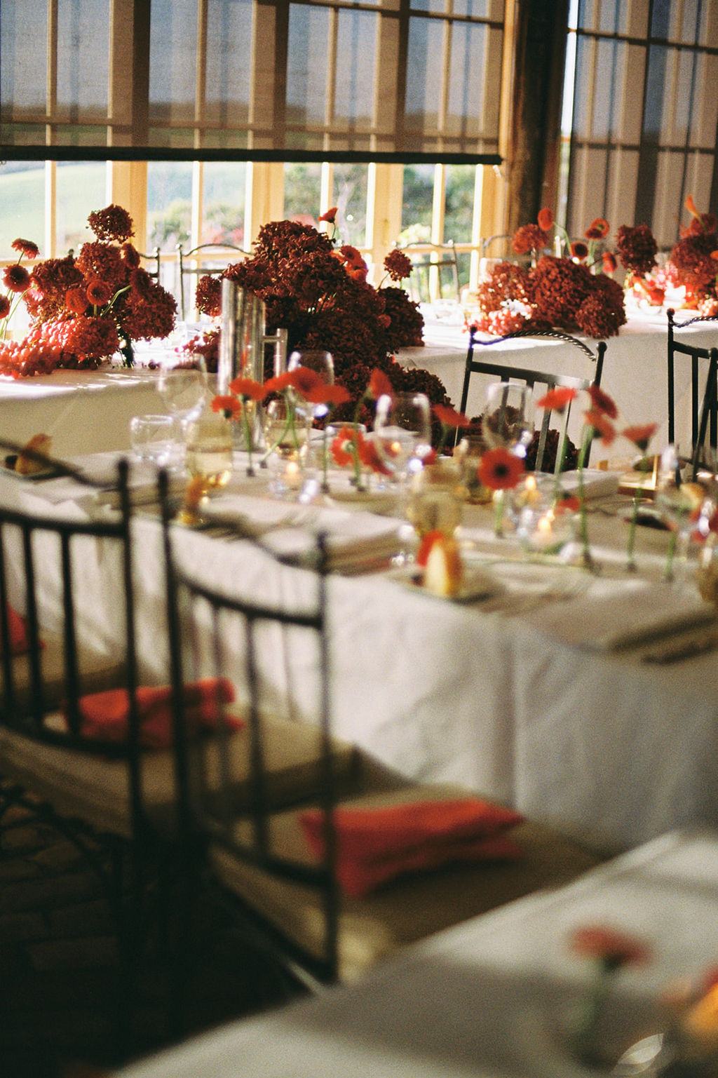 Table settings, forty-eight guests